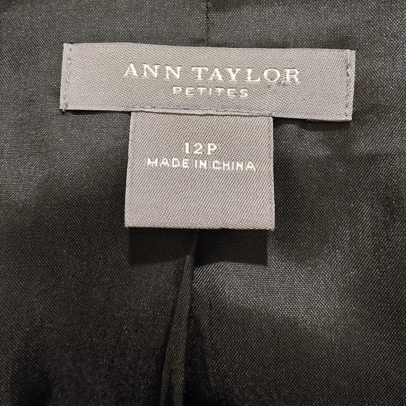 Ann Taylor Black Blazer and Skirt Set - Picture 2 of 7